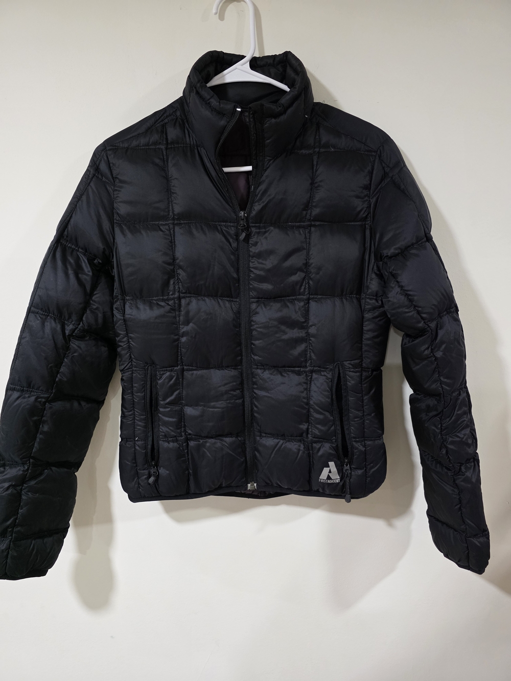 Eddie Bauer Black Quilted Ski Puffer Jacket